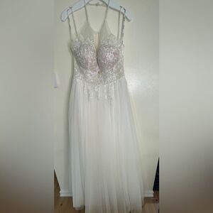 Stella York White Bridal Gown Sz. US 14